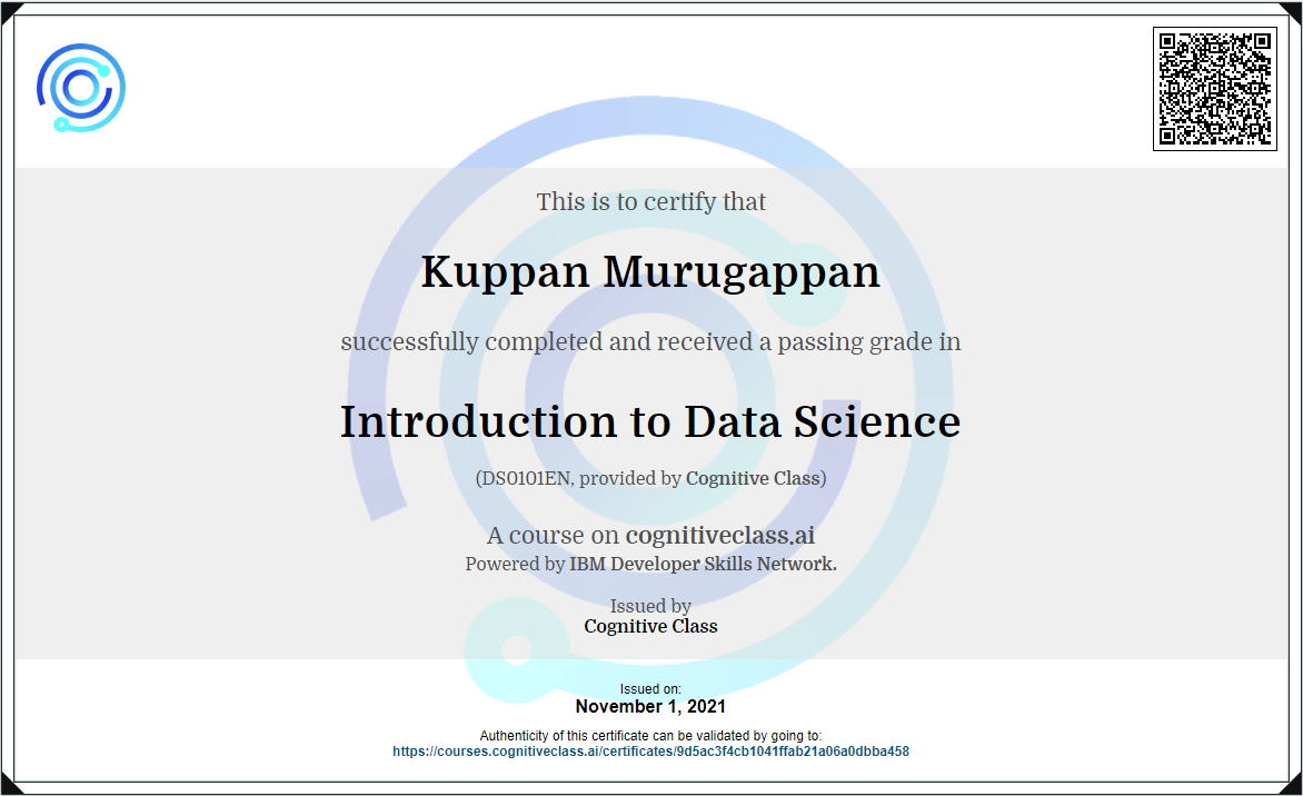 Introduction to Data Science