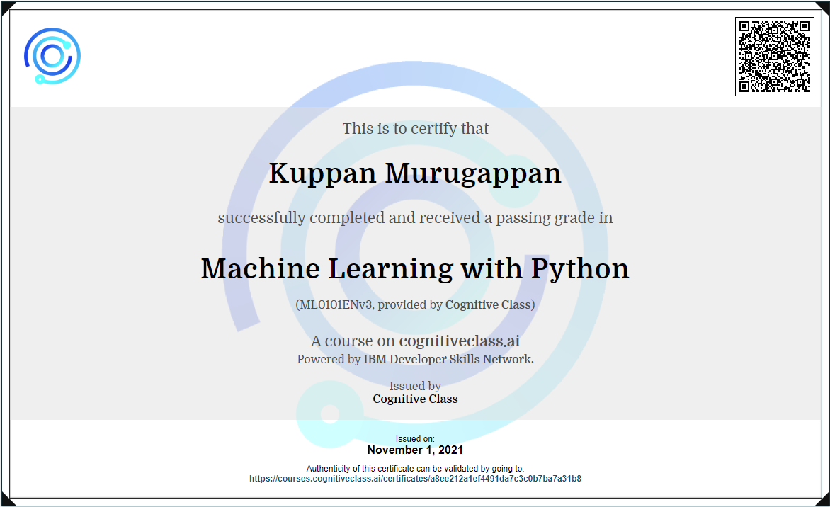 Machine Learning With Python