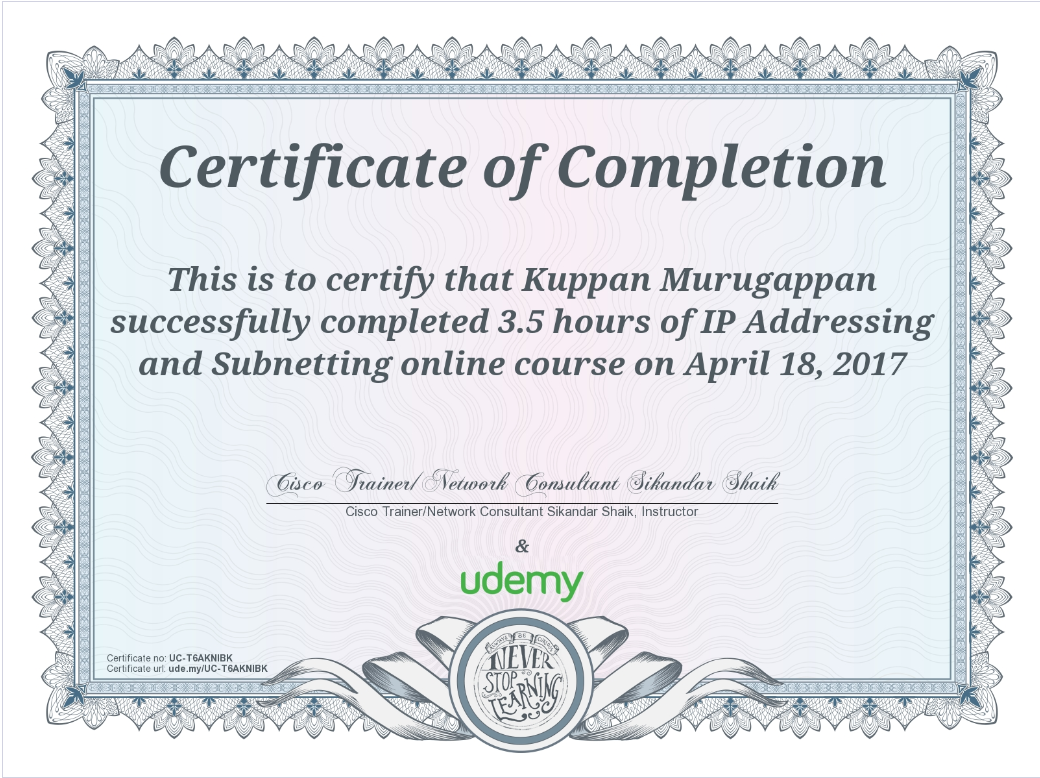 IP Addressing and Subnetting