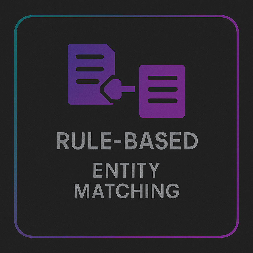 Rule-Based Entity Matching System