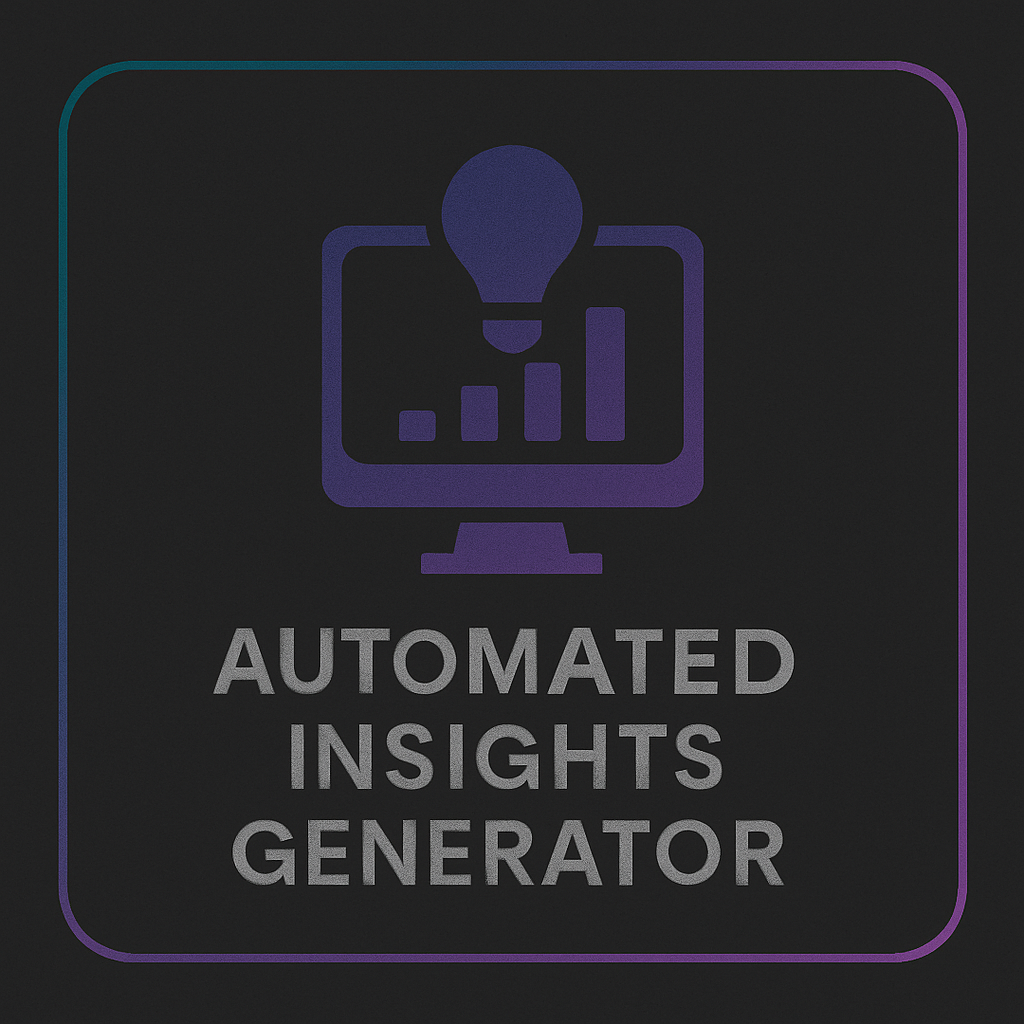 Automated Insights Generator for Structured Data